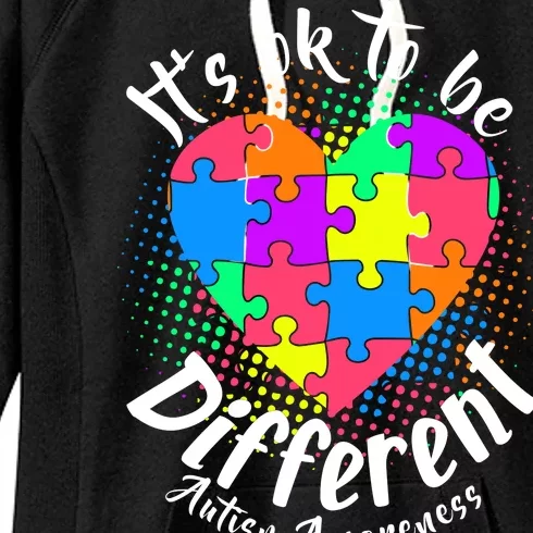 It's Ok To Be Different Autism Awareness Women's Fleece Hoodie