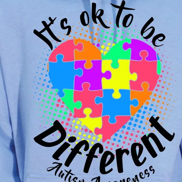 It's Ok To Be Different Autism Awareness Unisex Surf Hoodie