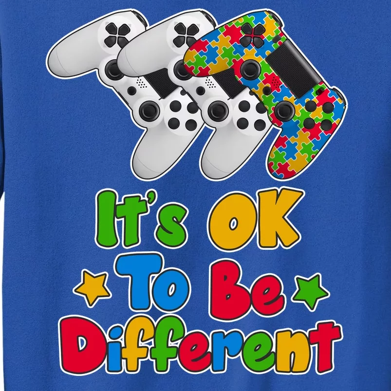 It's Ok To Be Different Autism Awareness Video Gamer Sweatshirt