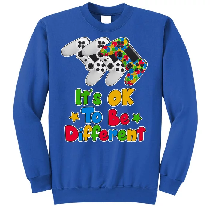 It's Ok To Be Different Autism Awareness Video Gamer Sweatshirt