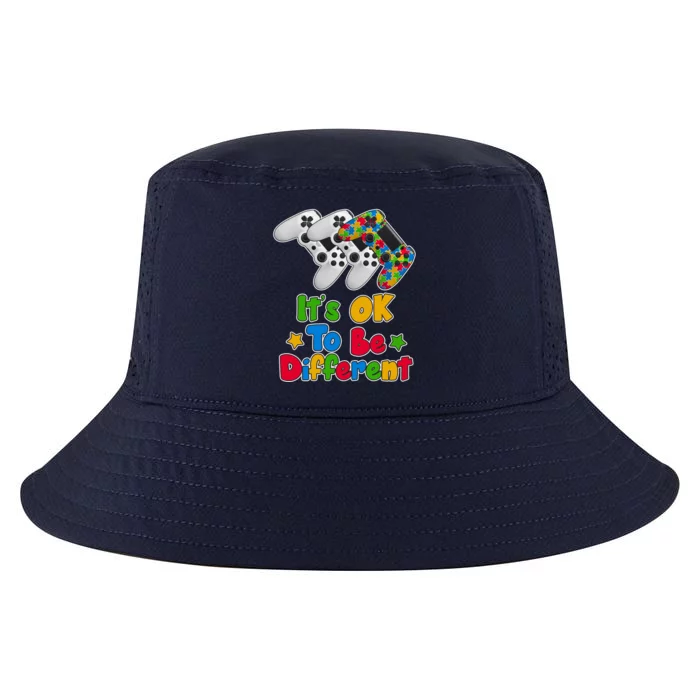 It's Ok To Be Different Autism Awareness Video Gamer Cool Comfort Performance Bucket Hat