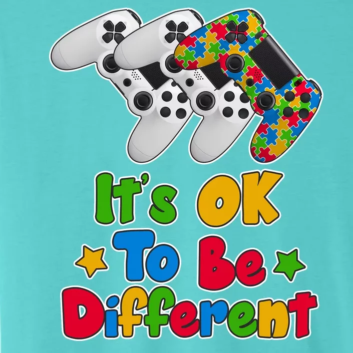 It's Ok To Be Different Autism Awareness Video Gamer ChromaSoft Performance T-Shirt