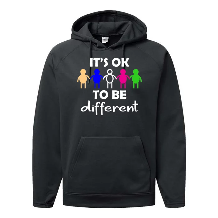 It's Ok To Be Different Equality Performance Fleece Hoodie