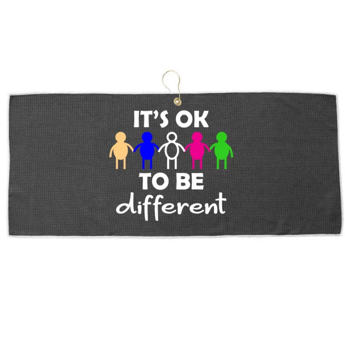 It's Ok To Be Different Equality Large Microfiber Waffle Golf Towel