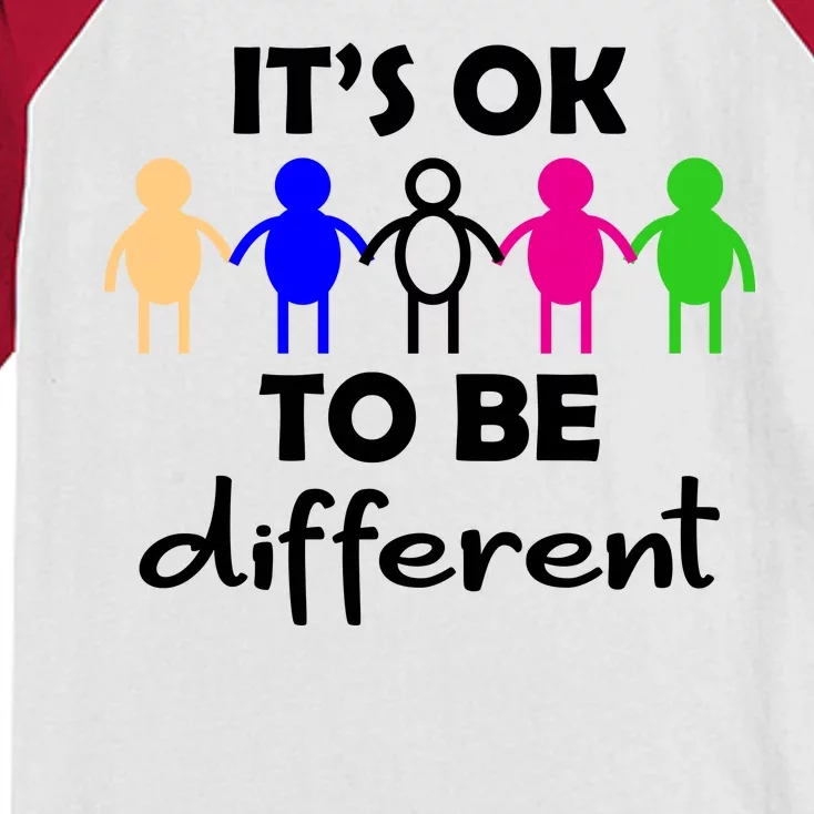 It's Ok To Be Different Equality Kids Colorblock Raglan Jersey