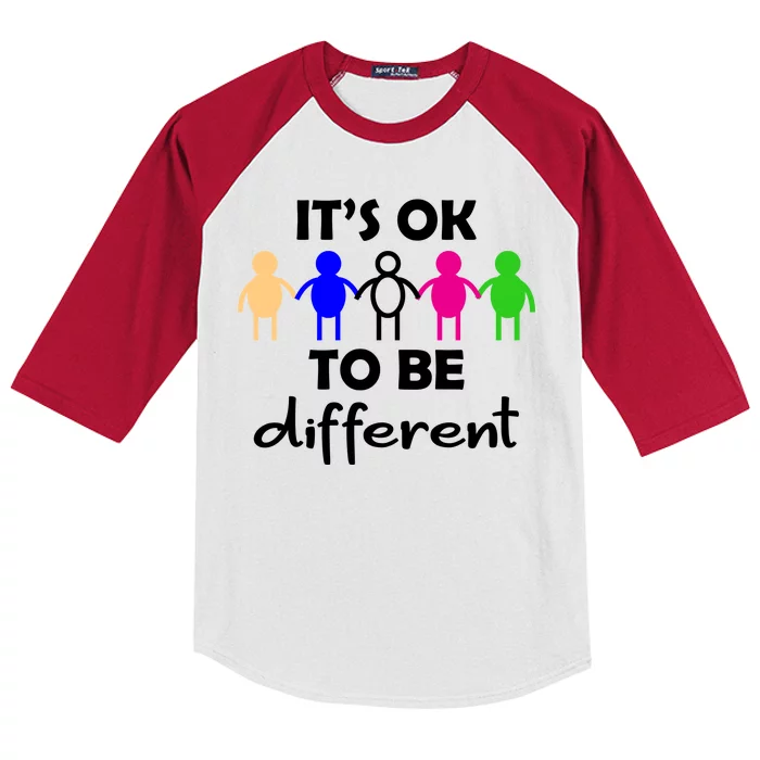 It's Ok To Be Different Equality Kids Colorblock Raglan Jersey