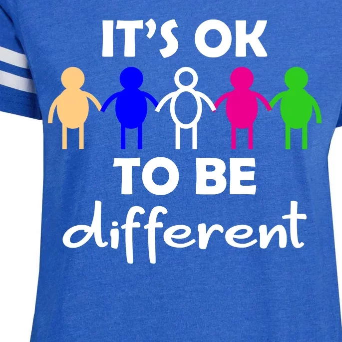 It's Ok To Be Different Equality Enza Ladies Jersey Football T-Shirt