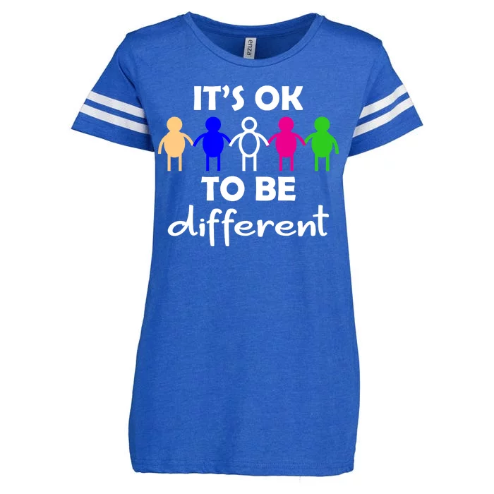 It's Ok To Be Different Equality Enza Ladies Jersey Football T-Shirt