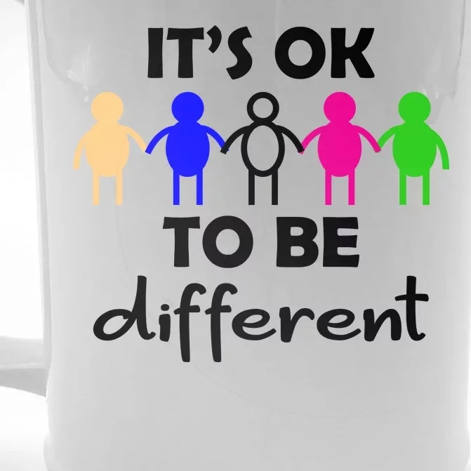 It's Ok To Be Different Equality Front & Back Beer Stein