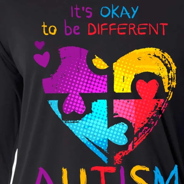 It's Okay To Be Different Autism Awareness Month Cooling Performance Long Sleeve Crew