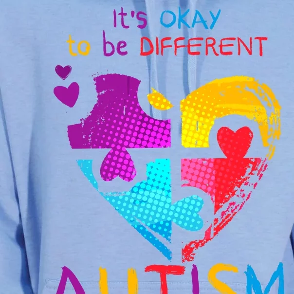 It's Okay To Be Different Autism Awareness Month Unisex Surf Hoodie