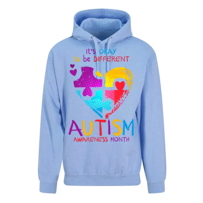 It's Okay To Be Different Autism Awareness Month Unisex Surf Hoodie