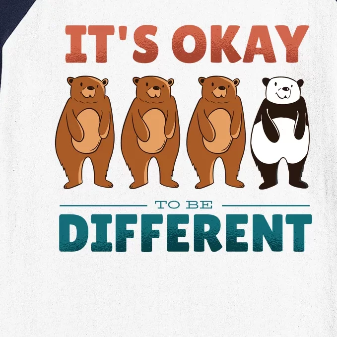 It's Okay To Be Different Bears Baseball Sleeve Shirt