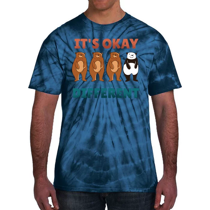 It's Okay To Be Different Bears Tie-Dye T-Shirt