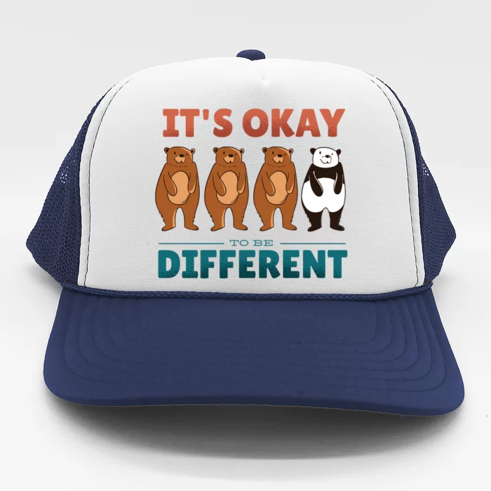 It's Okay To Be Different Bears Trucker Hat