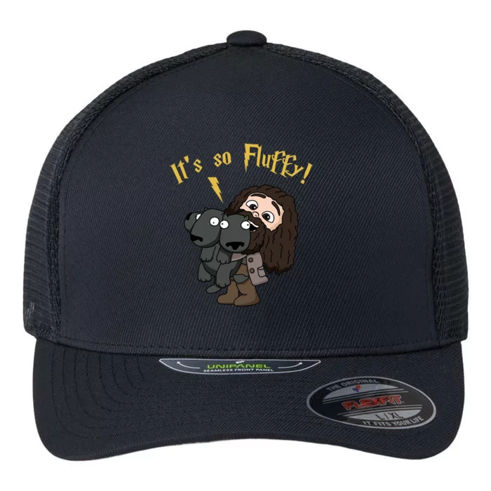 It's So Fluffy Funny Magical Wizard Flexfit Unipanel Trucker Cap