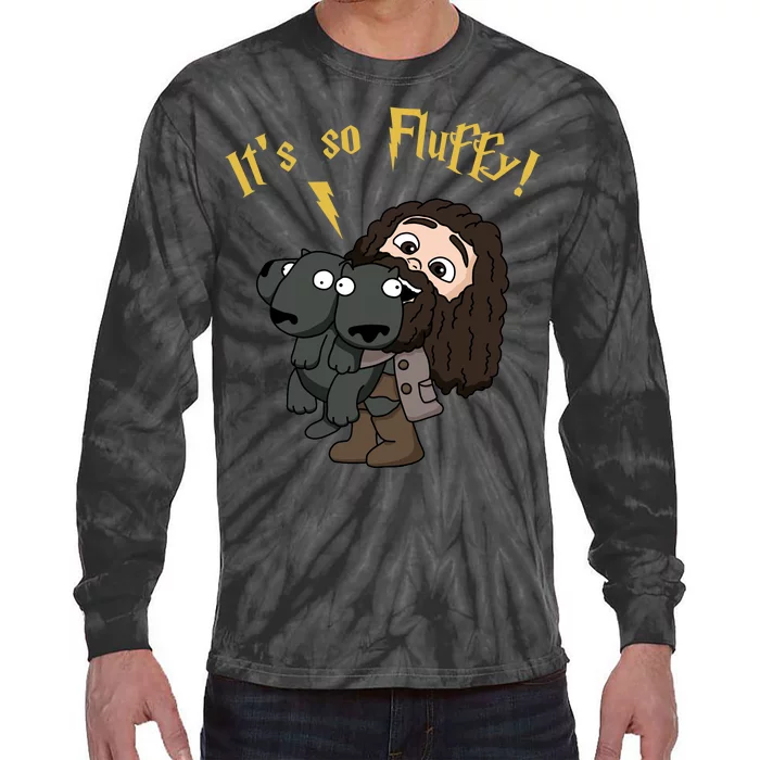 It's So Fluffy Funny Magical Wizard Tie-Dye Long Sleeve Shirt