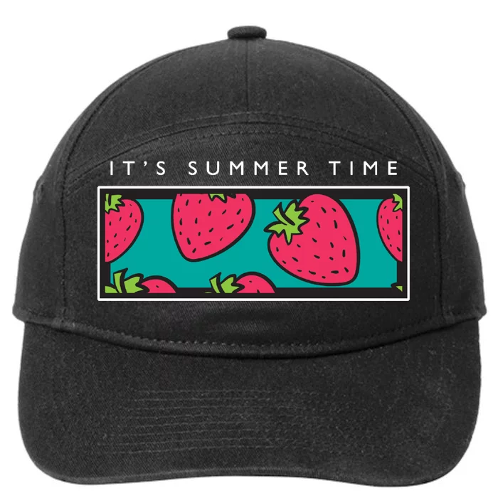 It's Summer Time 7-Panel Snapback Hat