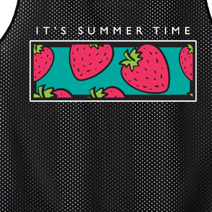 It's Summer Time Mesh Reversible Basketball Jersey Tank