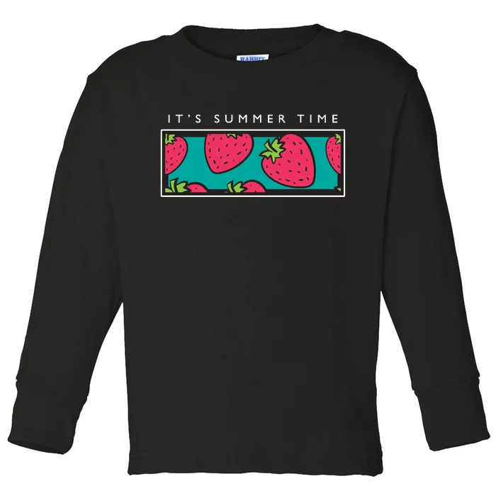 It's Summer Time Toddler Long Sleeve Shirt