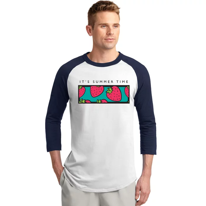 It's Summer Time Baseball Sleeve Shirt