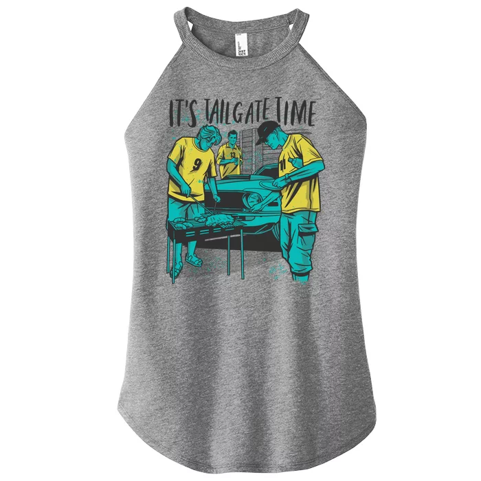 It's Tailgate Time Women’s Perfect Tri Rocker Tank