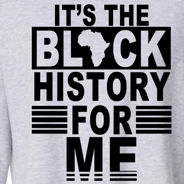 It's The Black History For Me Cropped Pullover Crew