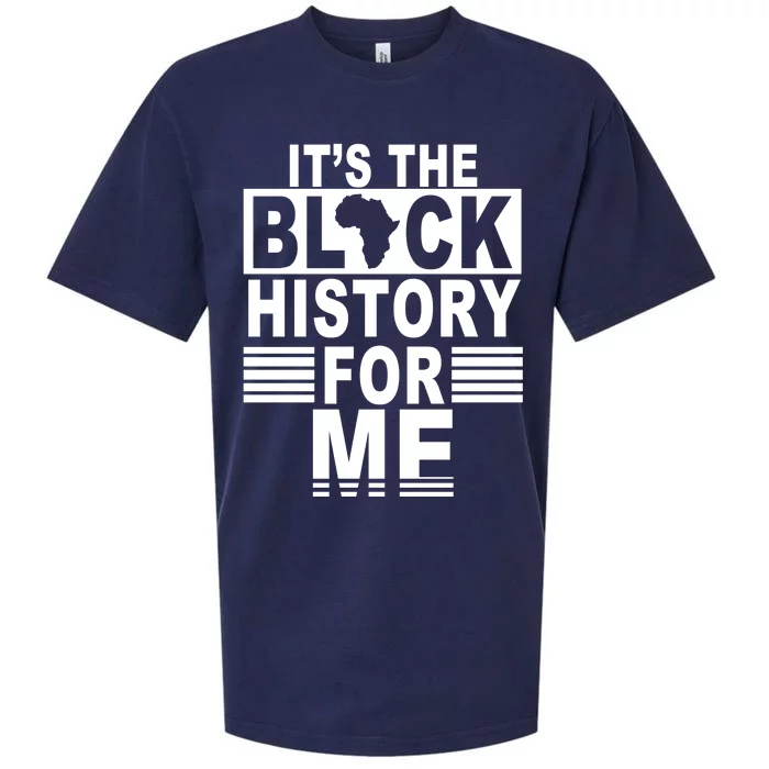 It's The Black History For Me Sueded Cloud Jersey T-Shirt