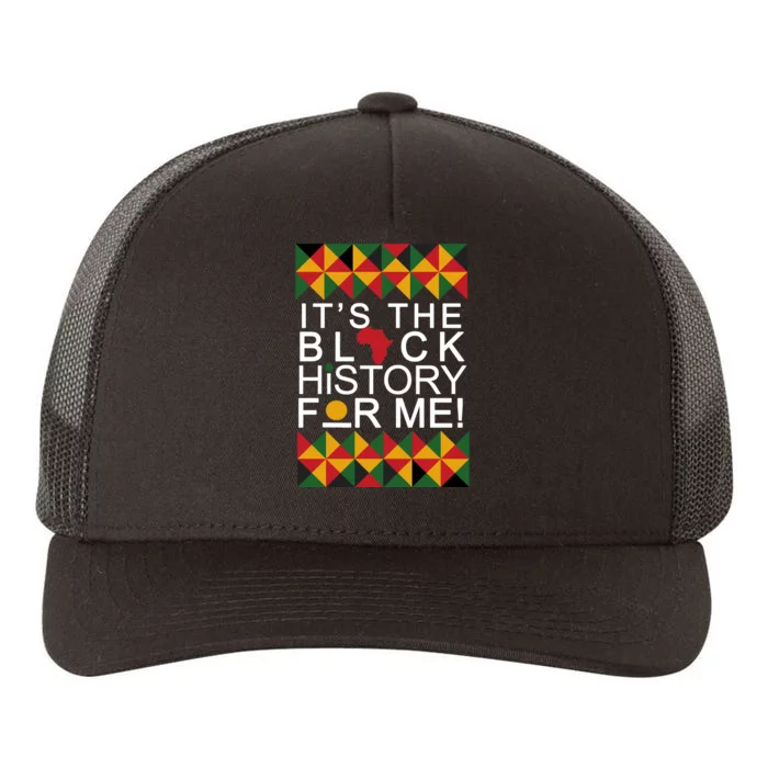 It's The Black History For Me African Colors Yupoong Adult 5-Panel Trucker Hat