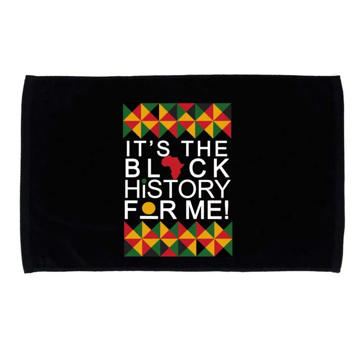 It's The Black History For Me African Colors Microfiber Hand Towel