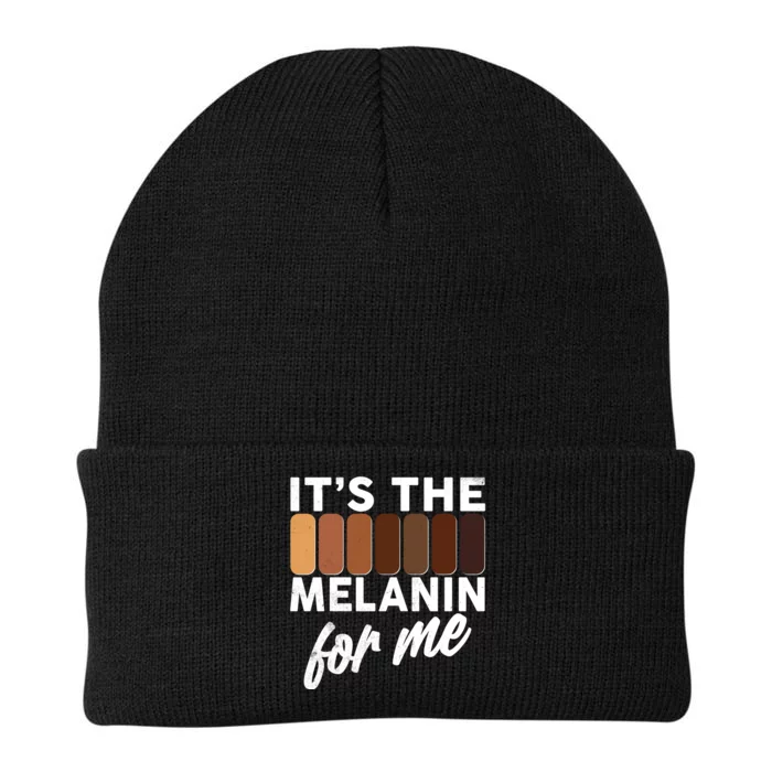 It's The Melanin For Me Skin Tones Knit Cap Winter Beanie