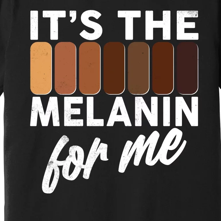 It's The Melanin For Me Skin Tones Premium T-Shirt