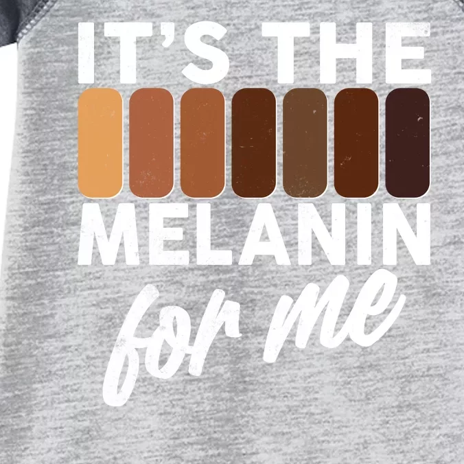 It's The Melanin For Me Skin Tones Infant Baby Jersey Bodysuit