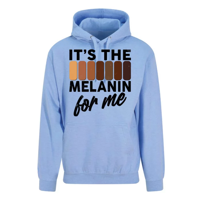 It's The Melanin For Me Skin Tones Unisex Surf Hoodie