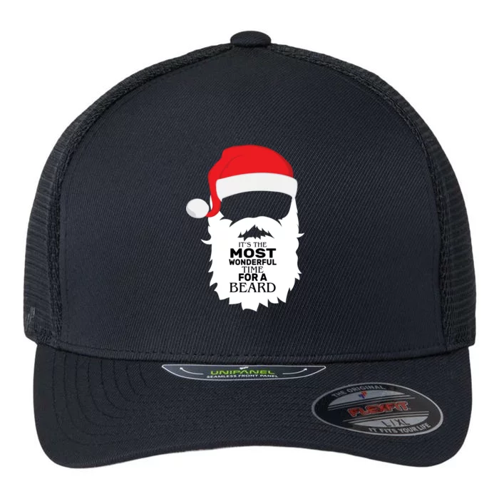 It's the Most Wonderful Time For a Beard Flexfit Unipanel Trucker Cap