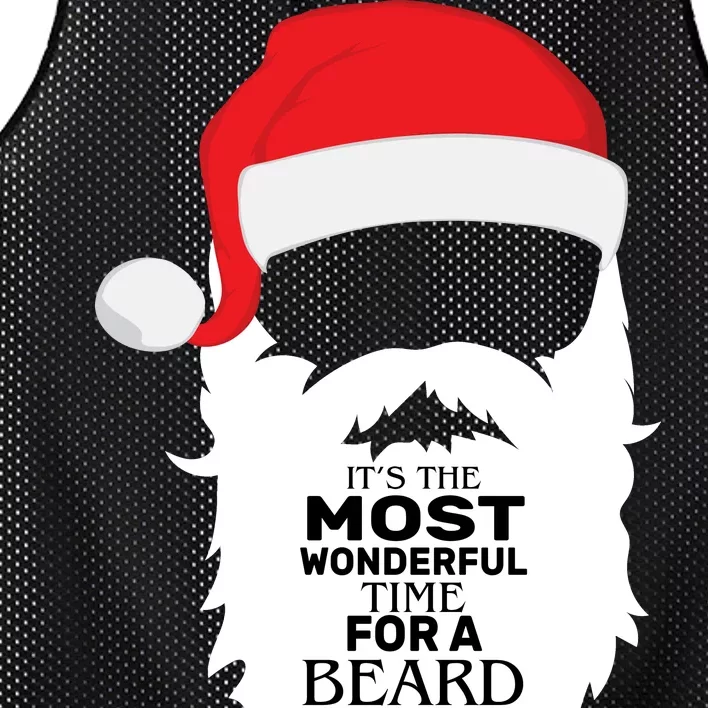 It's the Most Wonderful Time For a Beard Mesh Reversible Basketball Jersey Tank