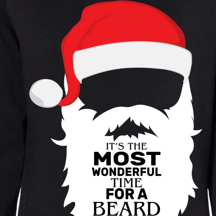 It's the Most Wonderful Time For a Beard Womens California Wash Sweatshirt