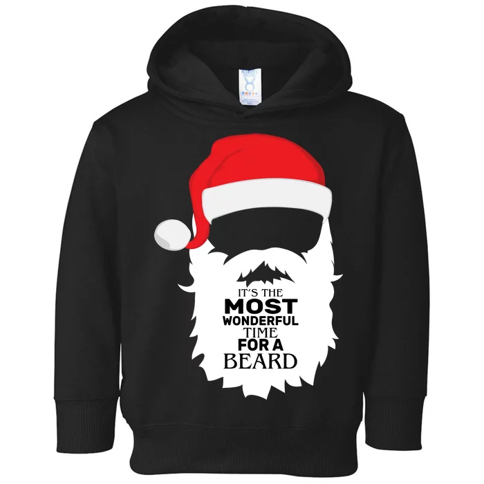 It's the Most Wonderful Time For a Beard Toddler Hoodie