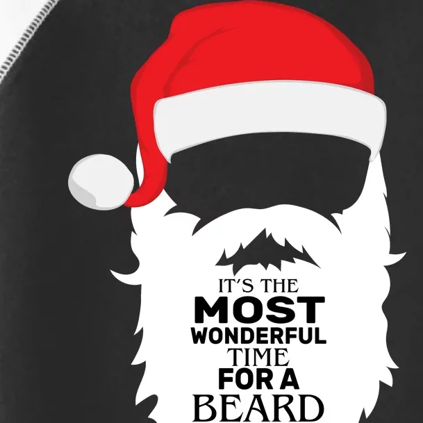 It's the Most Wonderful Time For a Beard Toddler Fine Jersey T-Shirt