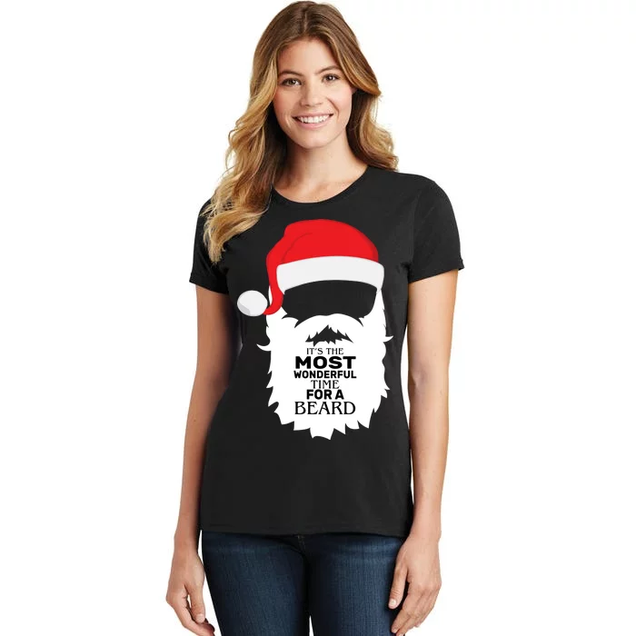 It's the Most Wonderful Time For a Beard Women's T-Shirt