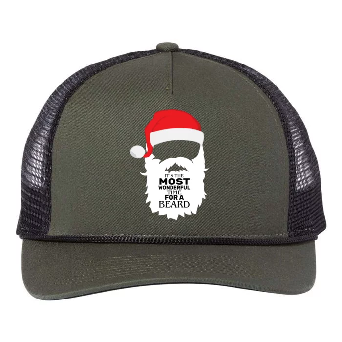 It's the Most Wonderful Time For a Beard Retro Rope Trucker Hat Cap