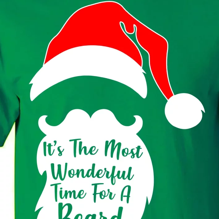 It's The Most Wonderful Time for a Beard Funny Christmas Tall T-Shirt