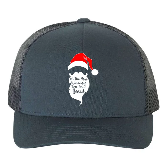 It's The Most Wonderful Time for a Beard Funny Christmas Yupoong Adult 5-Panel Trucker Hat