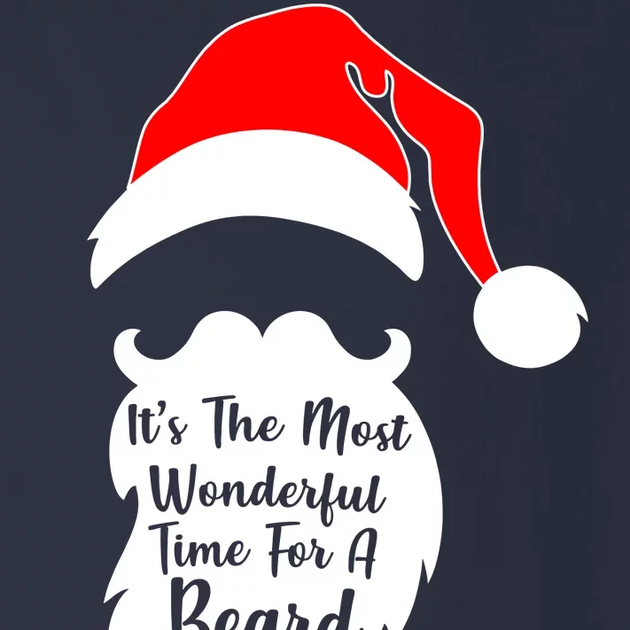 It's The Most Wonderful Time for a Beard Funny Christmas Toddler Long Sleeve Shirt