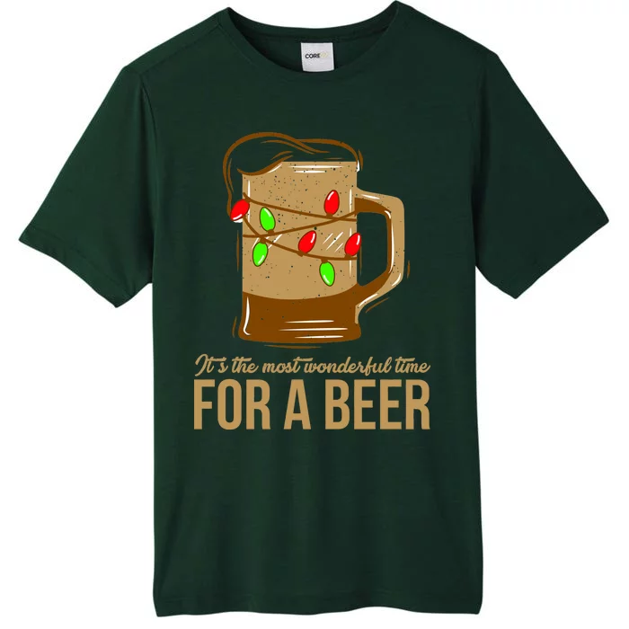 It's The Most Wonderful Time For A Beer ChromaSoft Performance T-Shirt