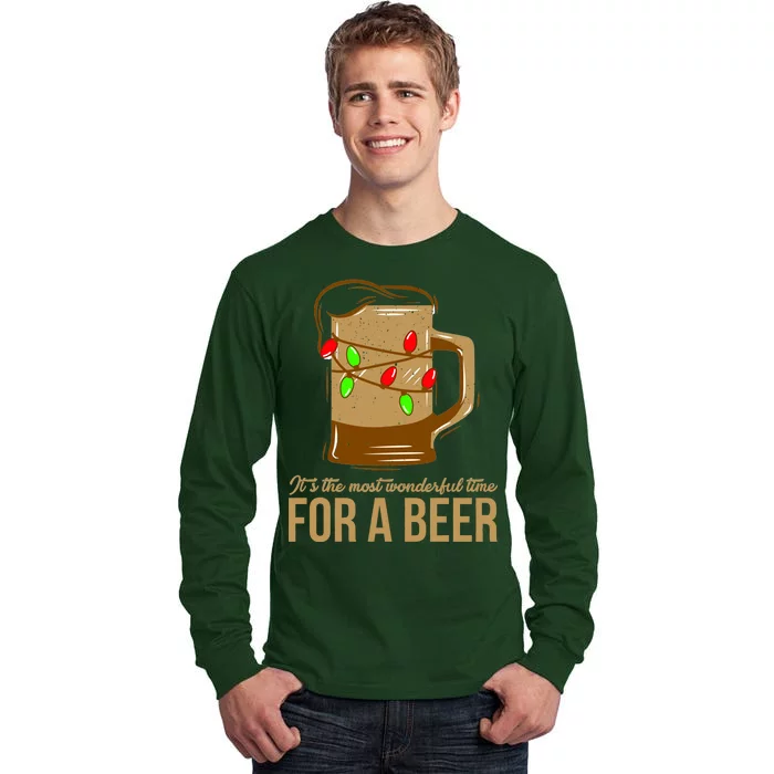 It's The Most Wonderful Time For A Beer Tall Long Sleeve T-Shirt