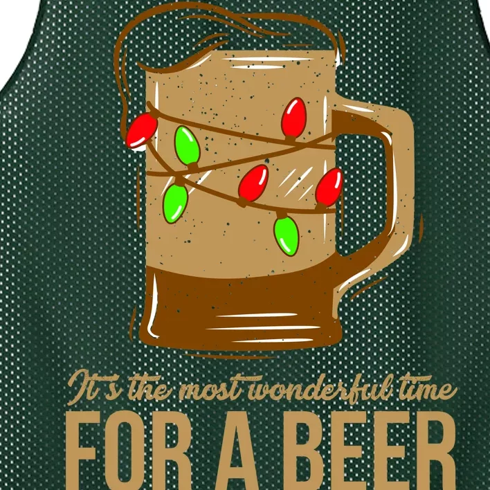 It's The Most Wonderful Time For A Beer Mesh Reversible Basketball Jersey Tank