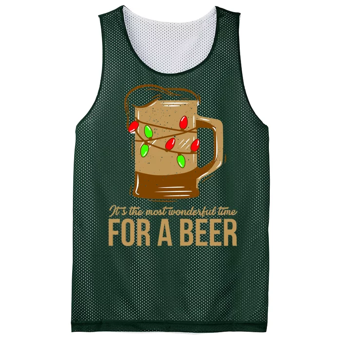 It's The Most Wonderful Time For A Beer Mesh Reversible Basketball Jersey Tank