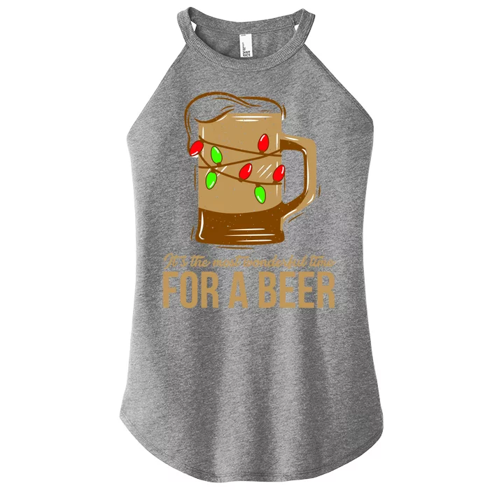 It's The Most Wonderful Time For A Beer Women’s Perfect Tri Rocker Tank