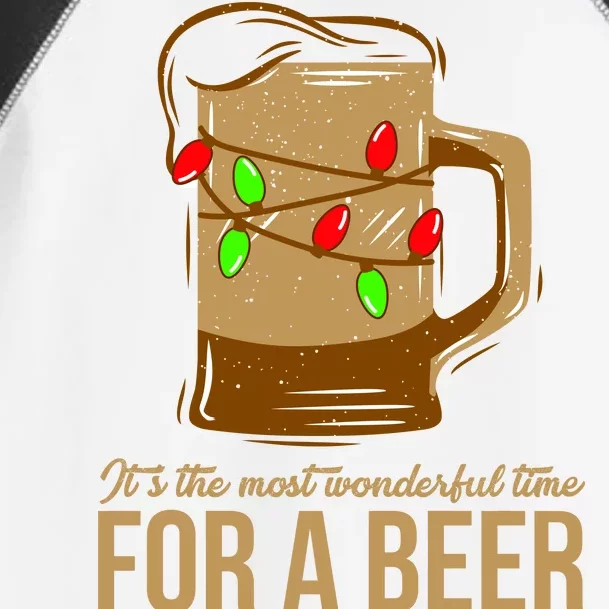 It's The Most Wonderful Time For A Beer Toddler Fine Jersey T-Shirt